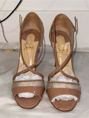 Christian Louboutin Heels Silkova Nude